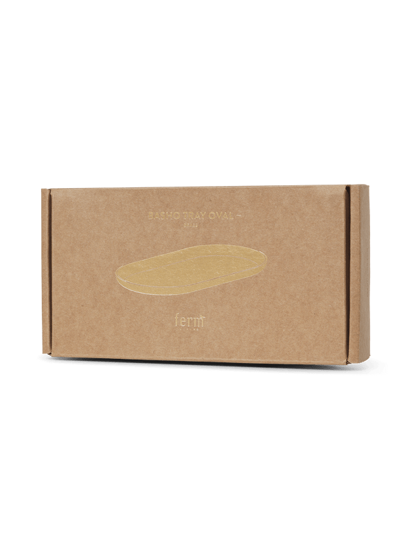 ferm LIVING Basho Tray Oval – Brass