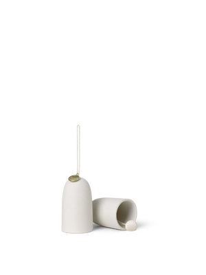 ferm LIVING Bell Ceramic Ornaments – Set of 2