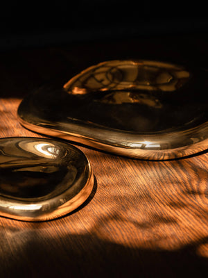 ferm LIVING Bellure Bowl Ø17 cm – Brass Finish