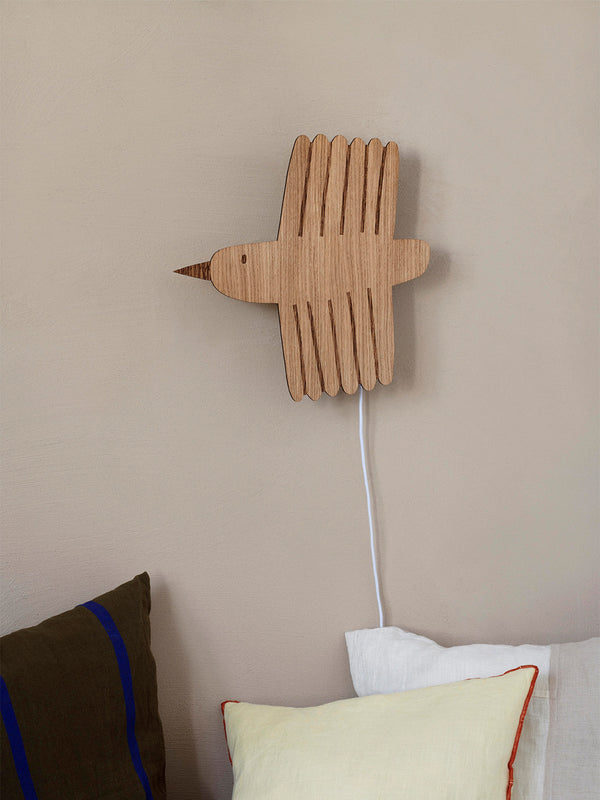 ferm LIVING Bird Lamp – Oiled Oak