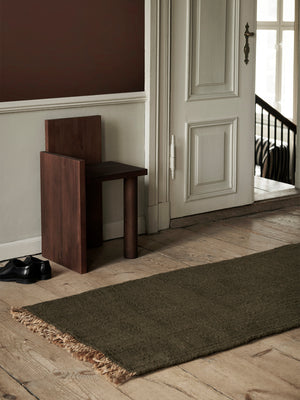 ferm LIVING Block Runner – Olive / Natural
