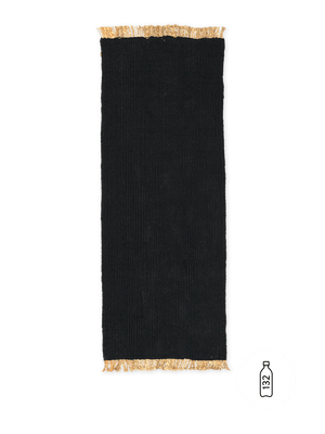 ferm LIVING Block Runner – Black / Natural