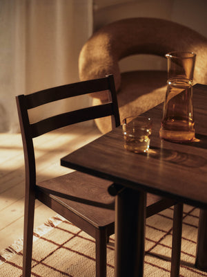 ferm LIVING Boda Dining Chair – Dark Stained Beech