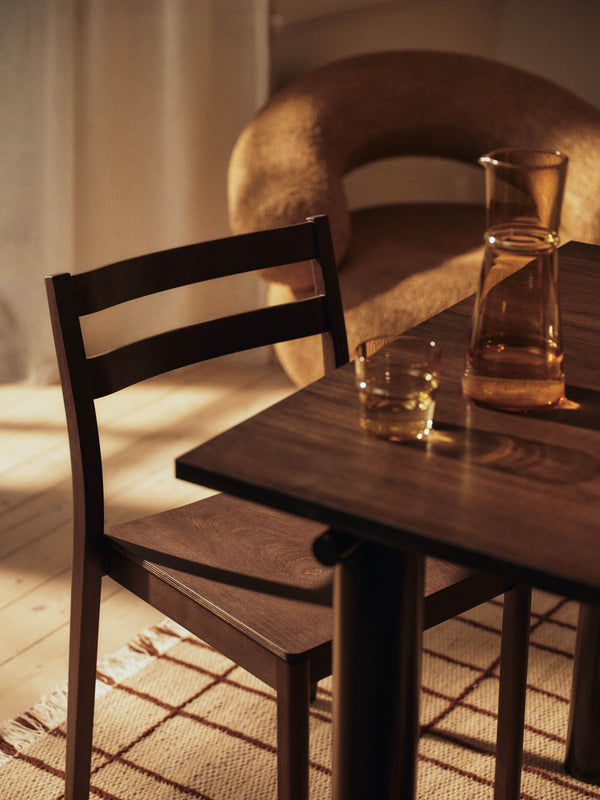 ferm LIVING Boda Dining Chair – Dark Stained Beech