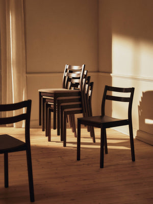ferm LIVING Boda Dining Chair – Dark Stained Beech