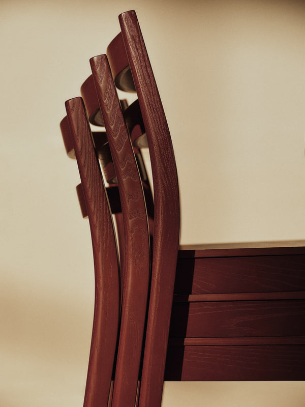 ferm LIVING Boda Dining Chair – Red Brown