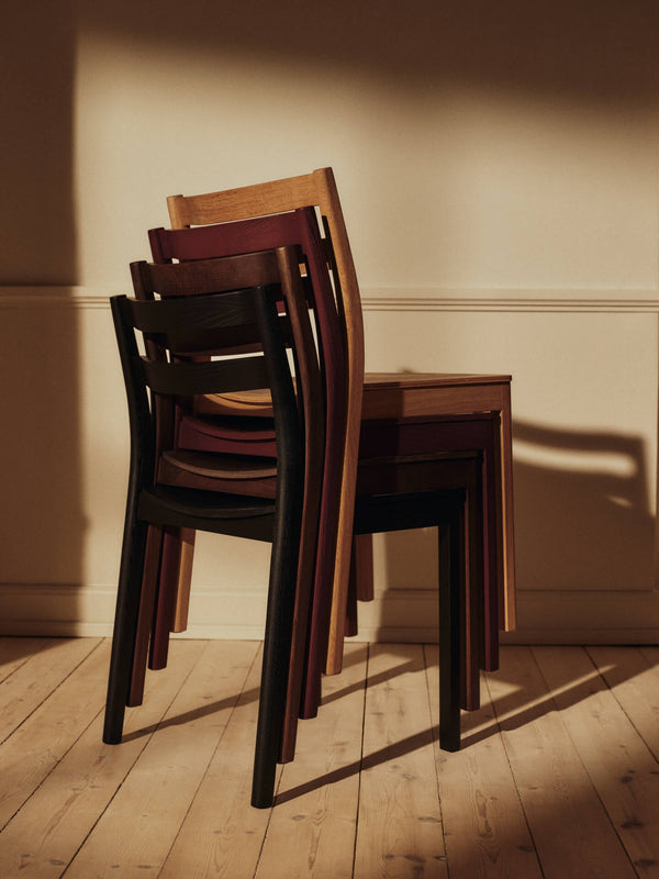 ferm LIVING Boda Dining Chair – Red Brown