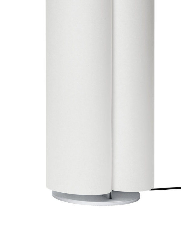 ferm LIVING Boe Floor Lamp H80 cm – Silver / Natural