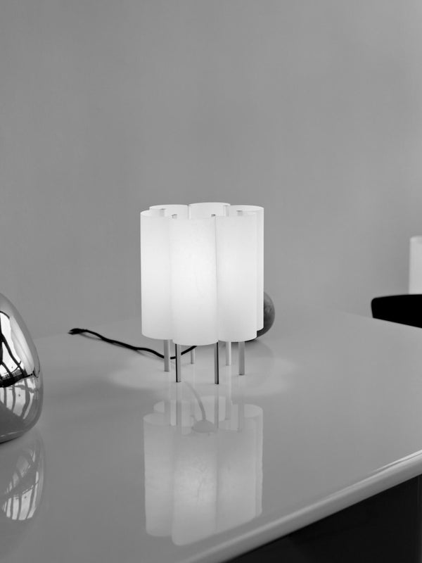 ferm LIVING Boe Table Lamp H28 cm – Silver / Natural