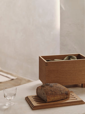 ferm LIVING Bon Wooden Box – Oiled Oak