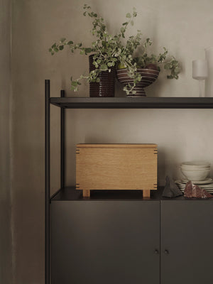 ferm LIVING Bon Wooden Box – Oiled Oak