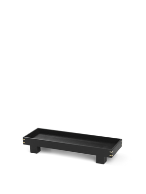 ferm LIVING Bon Wooden Tray Extra Small – Black Painted Oak