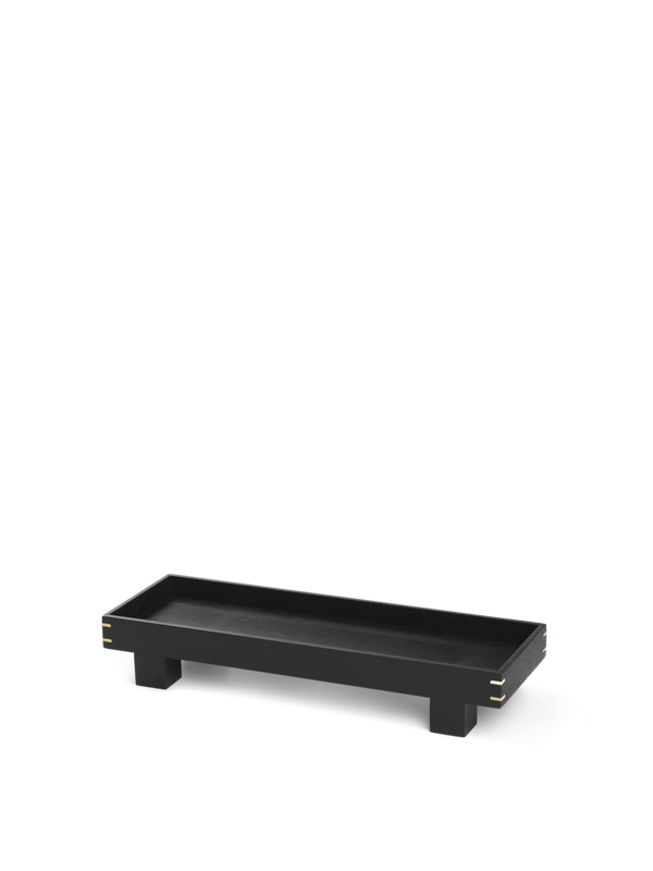 ferm LIVING Bon Wooden Tray Extra Small – Black Painted Oak