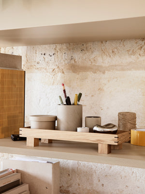 ferm LIVING Bon Wooden Tray Extra Small – Oak