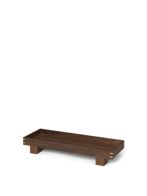 ferm LIVING Bon Wooden Tray Extra Small – Smoked Oak