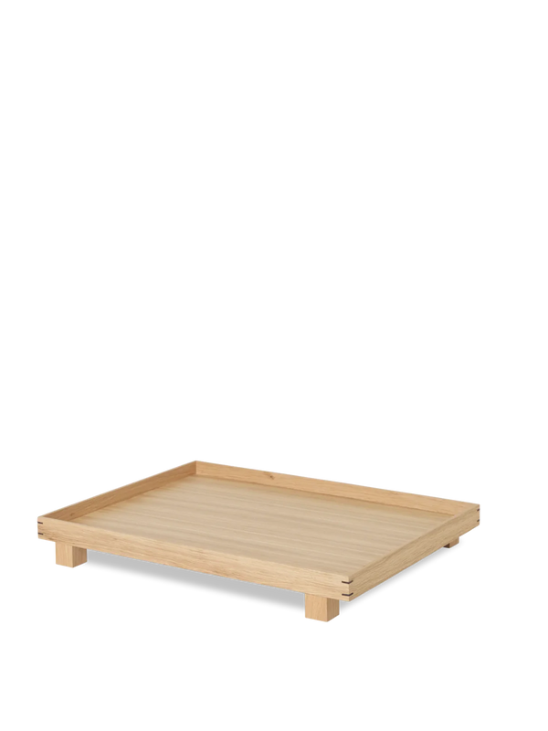 ferm LIVING Bon Wooden Tray Large – Oak