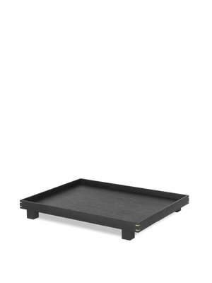 ferm LIVING Bon Wooden Tray Large – Black Painted Oak