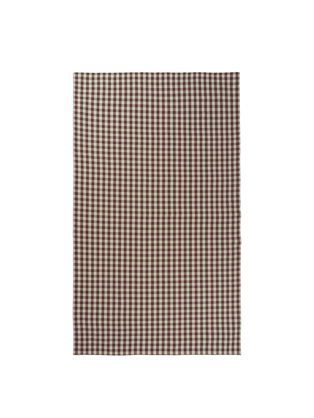 ferm LIVING Bothy Check Tablecloth – Cinnamon / Grey Green