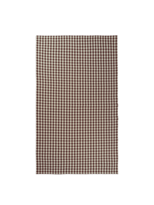 ferm LIVING Bothy Check Tablecloth – Cinnamon / Grey Green