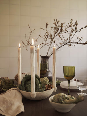 ferm LIVING Bowl Candle Holder Large – Ceramic
