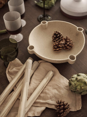ferm LIVING Bowl Candle Holder Large – Ceramic