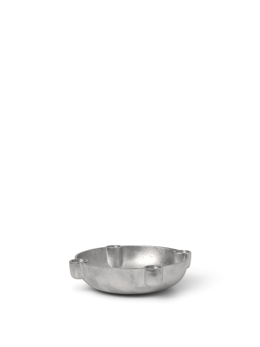 ferm LIVING Bowl Candle Holder Medium – Aluminium