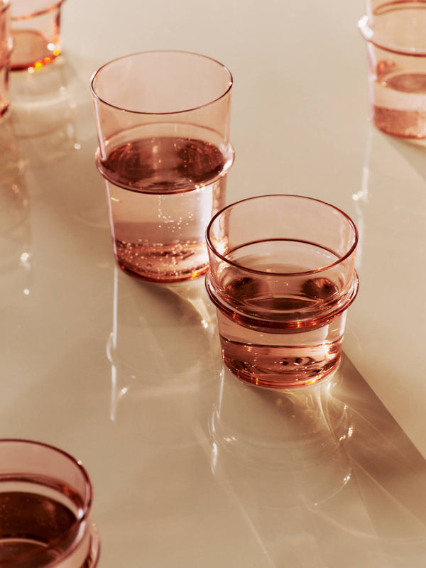 ferm LIVING Boya Tall Glasses – Set of 2 – Blush