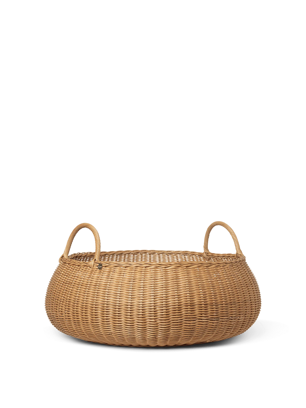 ferm LIVING Braided Basket Low – Natural