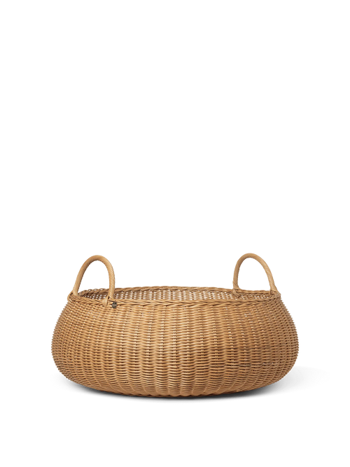 ferm LIVING Braided Basket Low – Natural