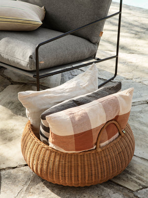 ferm LIVING Braided Basket Low – Natural