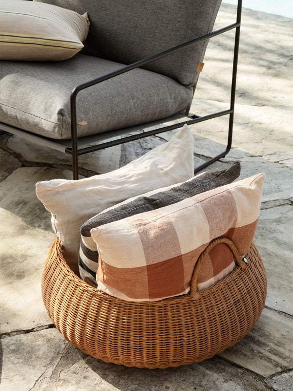 ferm LIVING Braided Basket Low – Natural
