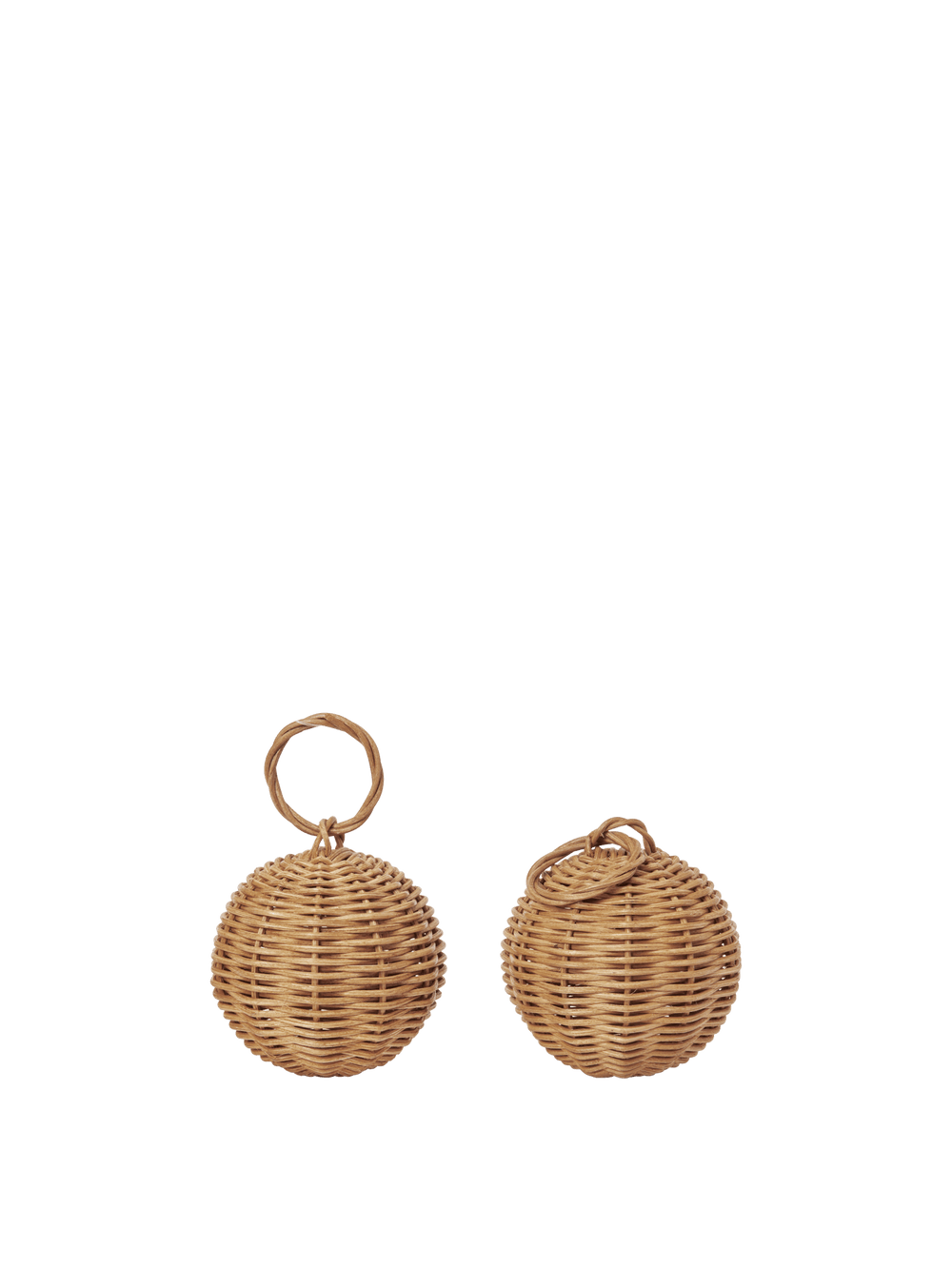 ferm LIVING Braided Baubles – Set of 2