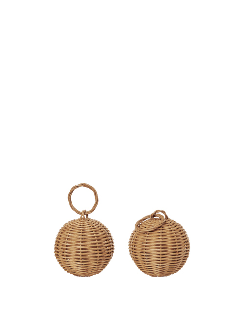 ferm LIVING Braided Baubles – Set of 2
