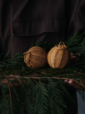 ferm LIVING Braided Baubles – Set of 2
