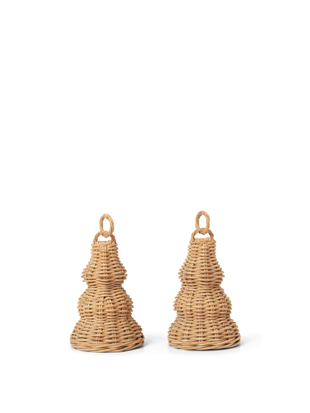 ferm LIVING Braided Bell Baubles – Set of 2