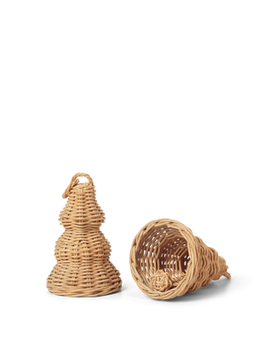 ferm LIVING Braided Bell Baubles – Set of 2