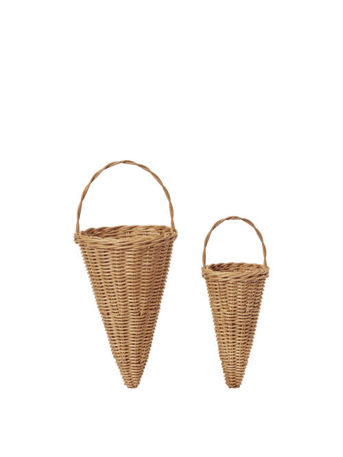 ferm LIVING Braided Cones – Set of 2