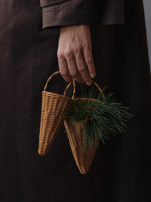 ferm LIVING Braided Cones – Set of 2