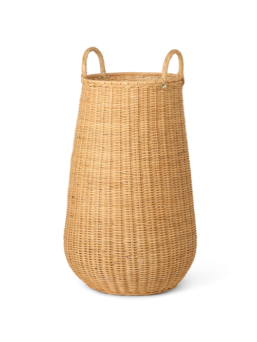 ferm LIVING Braided Laundry Basket – Natural