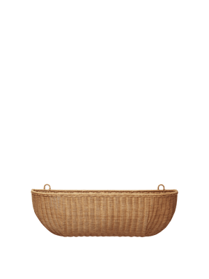 ferm LIVING Braided Wall Pocket 75 x 25 cm – Natural