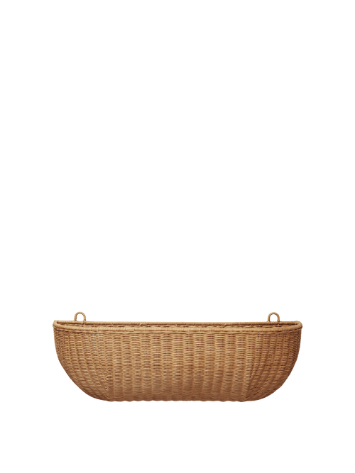 ferm LIVING Braided Wall Pocket 75 x 25 cm – Natural