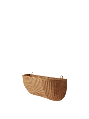 ferm LIVING Braided Wall Pocket 75 x 25 cm – Natural