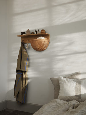 ferm LIVING Braided Wall Pockets – Set of 2 – Natural