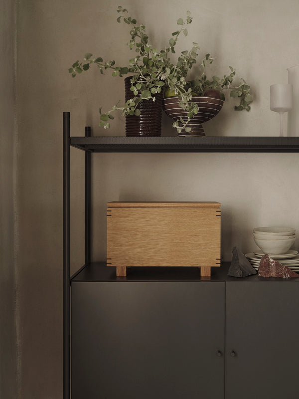ferm LIVING Brura Bowl – Coffee / White