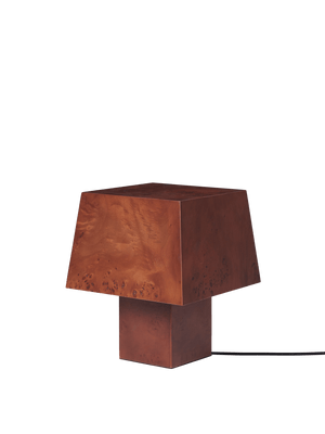 ferm LIVING Burl Table Lamp – Dark Stained Burl