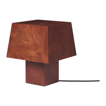 ferm LIVING Burl Table Lamp – Dark Stained Burl