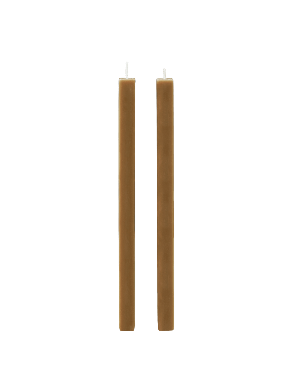 ferm LIVING Burren Pillar Candles – Set of 2 – Bronze