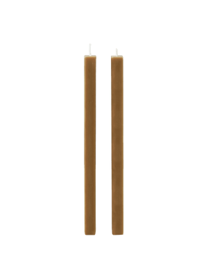 ferm LIVING Burren Pillar Candles – Set of 2 – Bronze