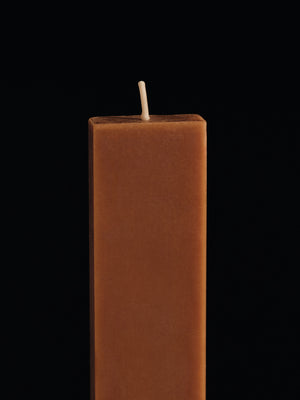 ferm LIVING Burren Pillar Candles – Set of 2 – Bronze