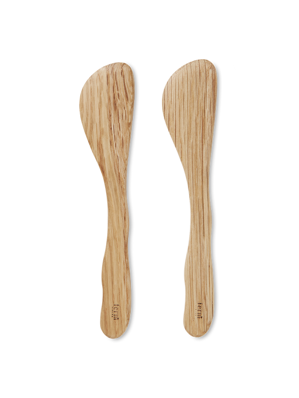 ferm LIVING Cairn Butter Knives – Set of 2 – Oak